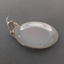 Schale mit Katze Silber