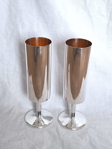 Champagner kelche 800 silber - champagner,