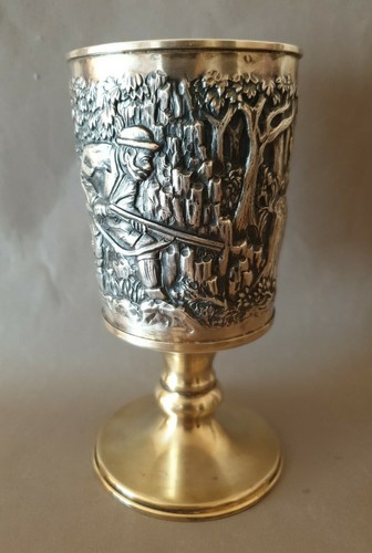 Silber versilbert kelch becher - silber/versilbert,